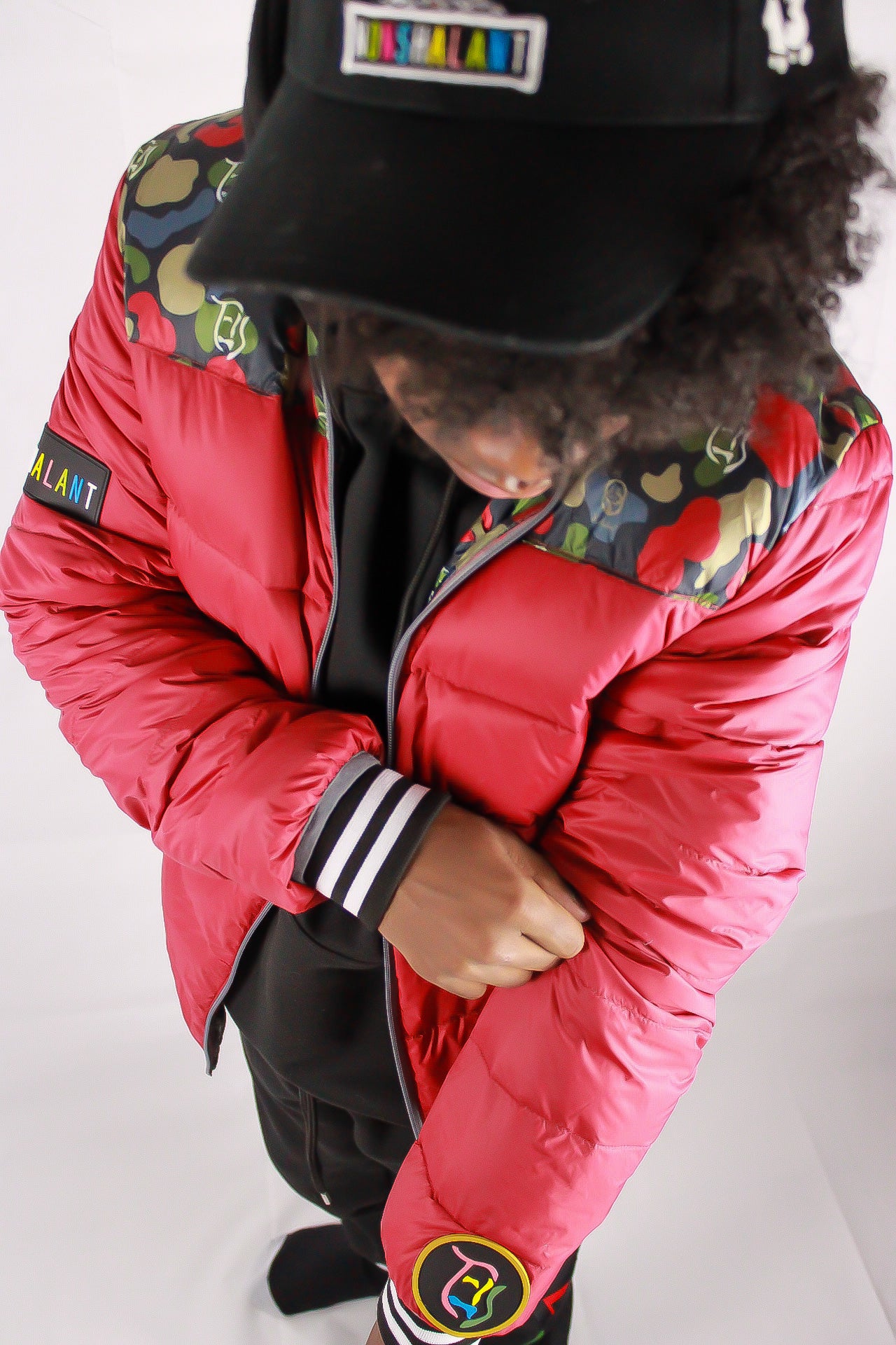 Nonshalant “I Declare War” Zip Down Padded Bomber style Jacket