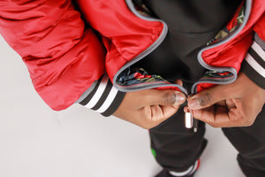 Nonshalant “I Declare War” Zip Down Padded Bomber style Jacket