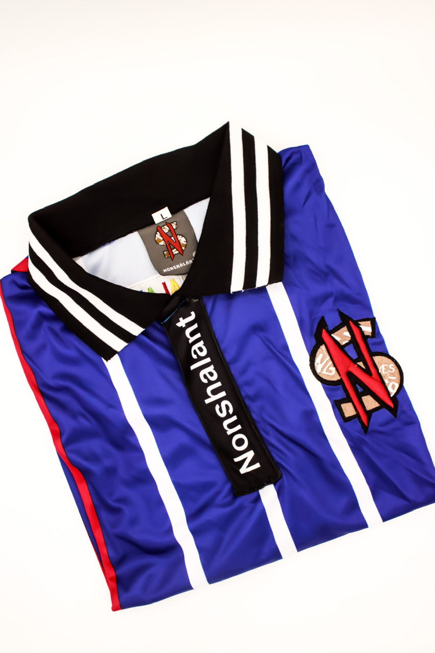 Nonshalant “Element” PIN STRIPE POLO SHIRT